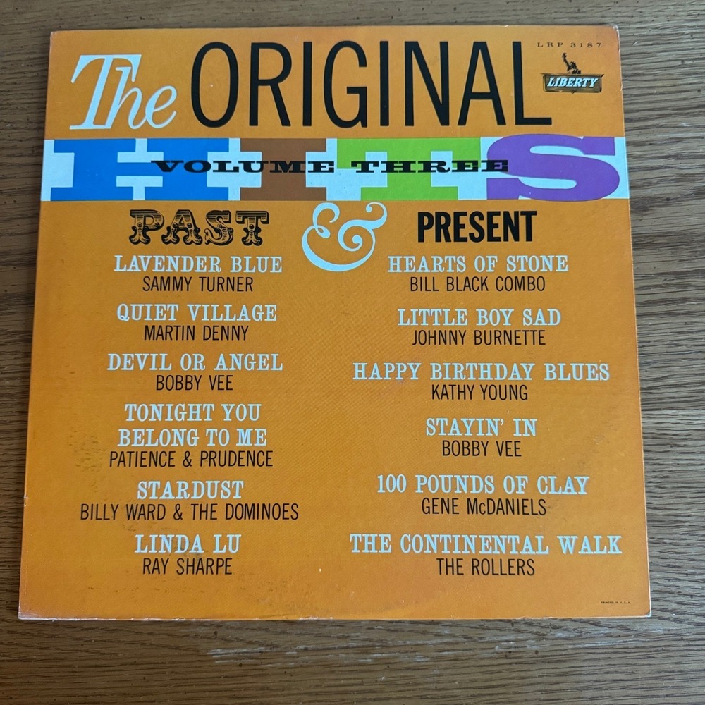 The Original Hits Volume‎ Three 3 LP Vinyl Record Album Liberty Records LRP 3187